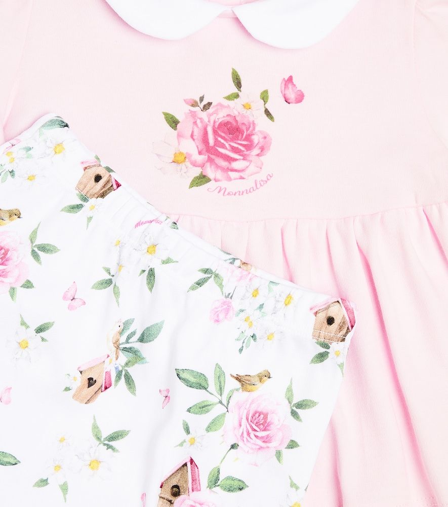 Bebé - Set floral de top y pantalones - Monnalisa - Modalova