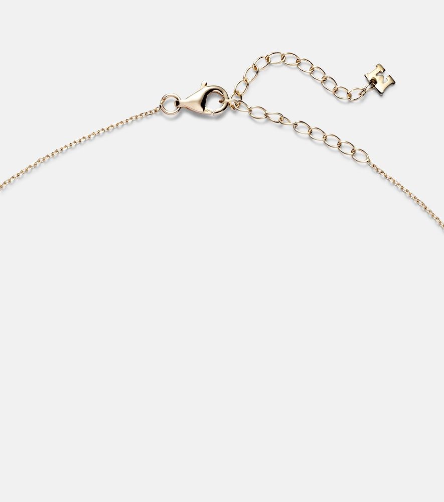Collar de oro de 14 ct de topacio y diamantes - Mateo - Modalova
