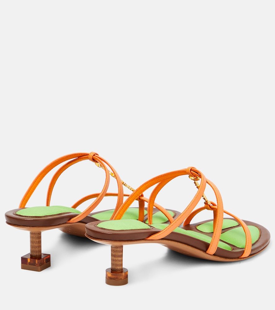 Les Sandales Basses Pralu leather sandals - Jacquemus - Modalova