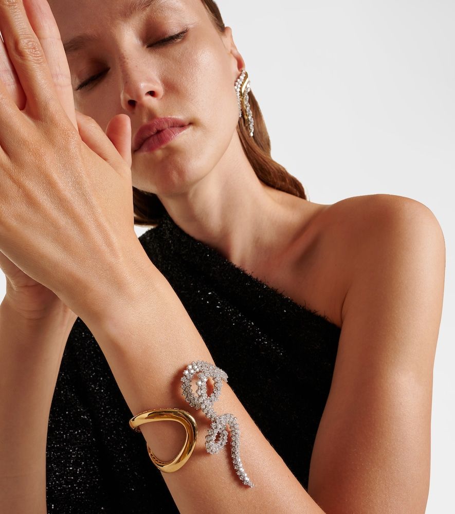 Pulsera Golden Strada de oro amarillo y blanco de 18 ct con diamantes - Yeprem - Modalova