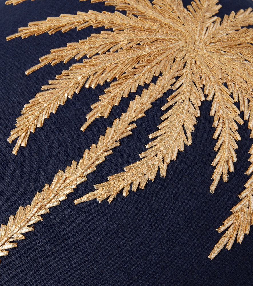 Cojín Palms de algodón bordado - Les-Ottomans - Modalova
