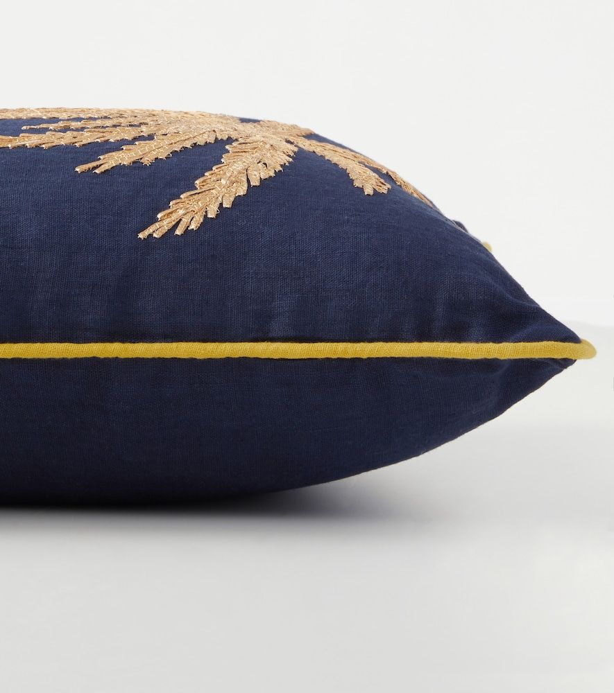 Cuscino in cotone con ricamo - Les-Ottomans - Modalova