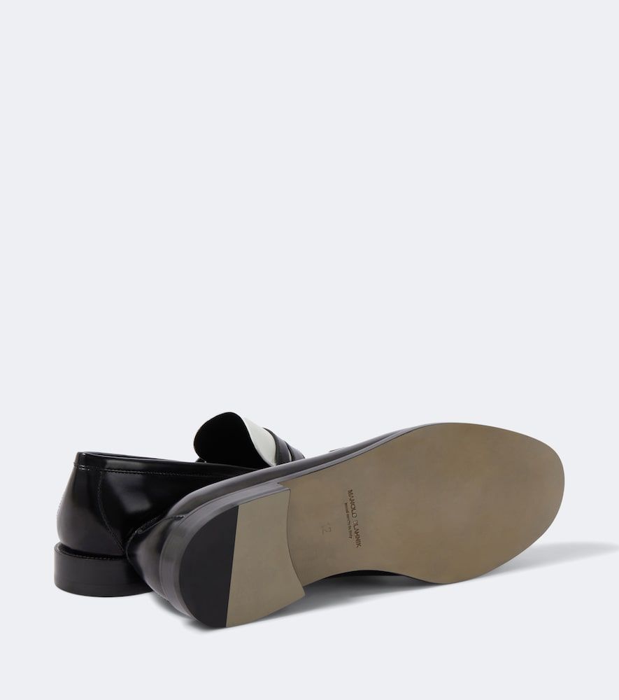 Loafers Perry aus Leder - Manolo Blahnik - Modalova