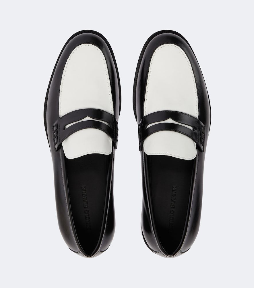 Loafers Perry aus Leder - Manolo Blahnik - Modalova