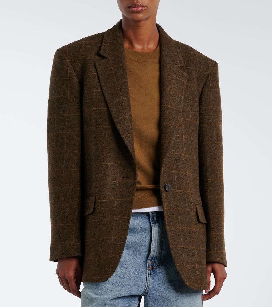 Rohe Checked oversized wool blazer - Rohe - Modalova