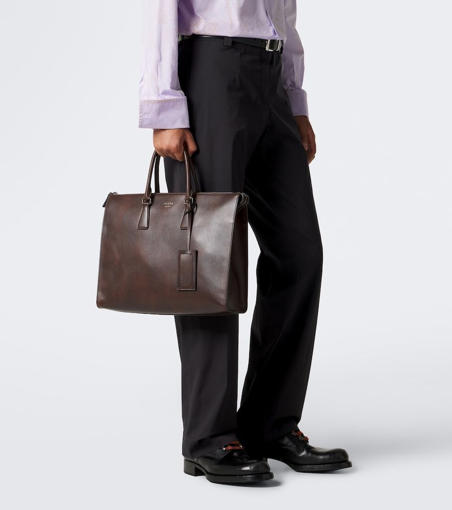 Prada Maletín de piel - Prada - Modalova