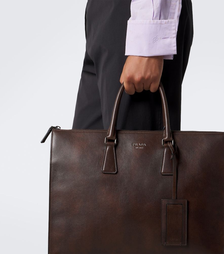 Prada Maletín de piel - Prada - Modalova