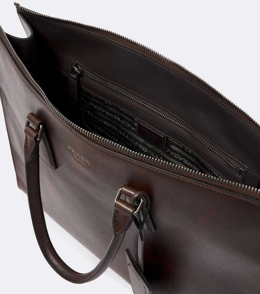 Prada Maletín de piel - Prada - Modalova