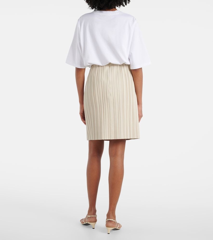 Rohe Plisse leather midi skirt - Rohe - Modalova