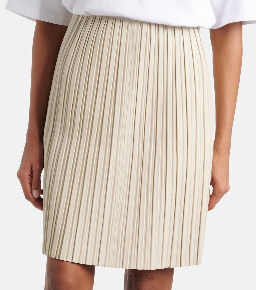Rohe Plisse leather midi skirt - Rohe - Modalova
