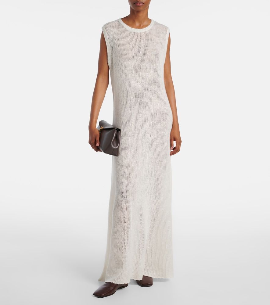 Madalena cashmere and silk maxi dress - Lisa Yang - Modalova