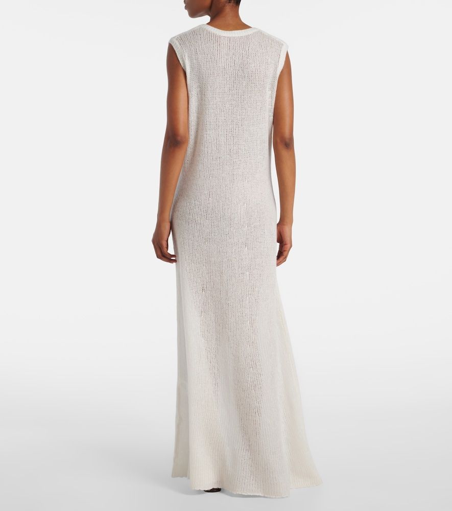 Madalena cashmere and silk maxi dress - Lisa Yang - Modalova