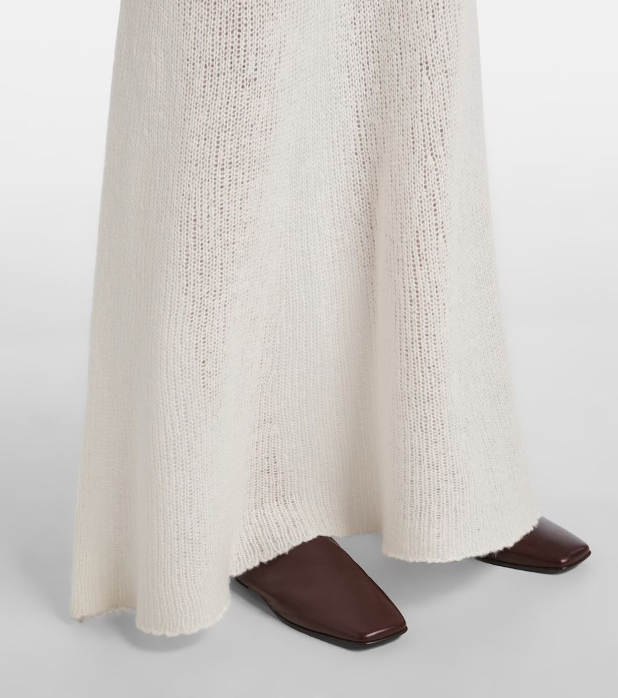 Madalena cashmere and silk maxi dress - Lisa Yang - Modalova