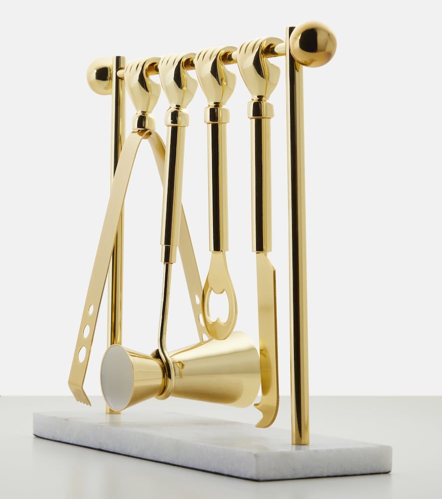 Set de vajilla Barbell de acero inoxidable - Jonathan Adler - Modalova
