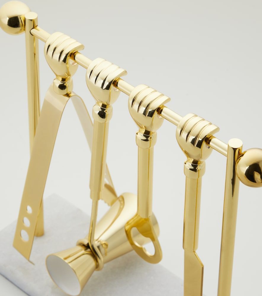 Set de vajilla Barbell de acero inoxidable - Jonathan Adler - Modalova