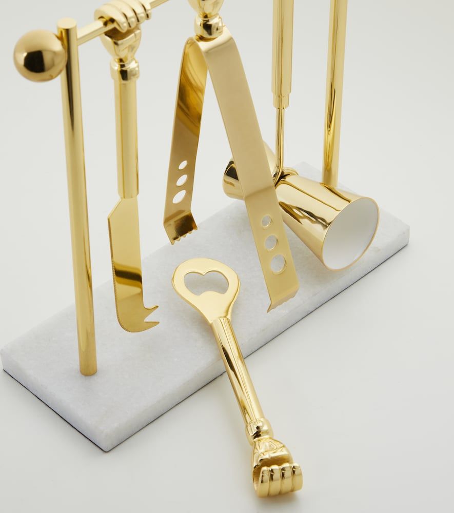 Set de vajilla Barbell de acero inoxidable - Jonathan Adler - Modalova