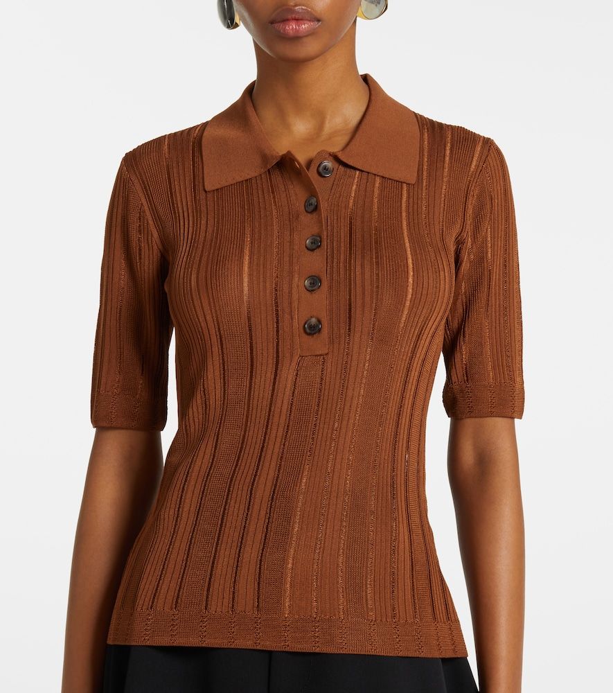 Frame Polo in maglia a coste - Frame - Modalova