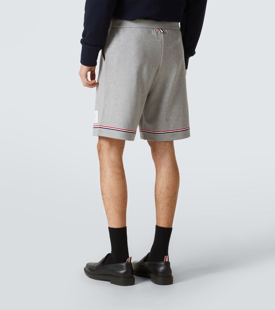 Shorts sportivi in cotone a vita media - Thom Browne - Modalova