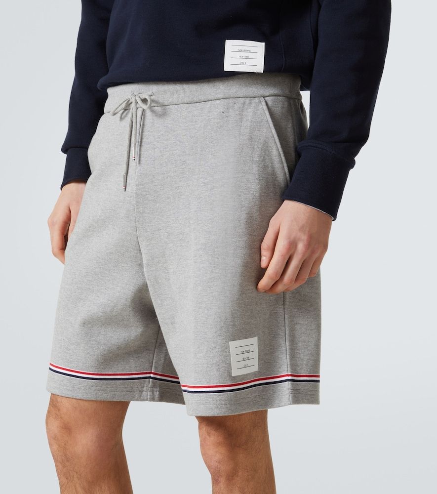 Shorts sportivi in cotone a vita media - Thom Browne - Modalova