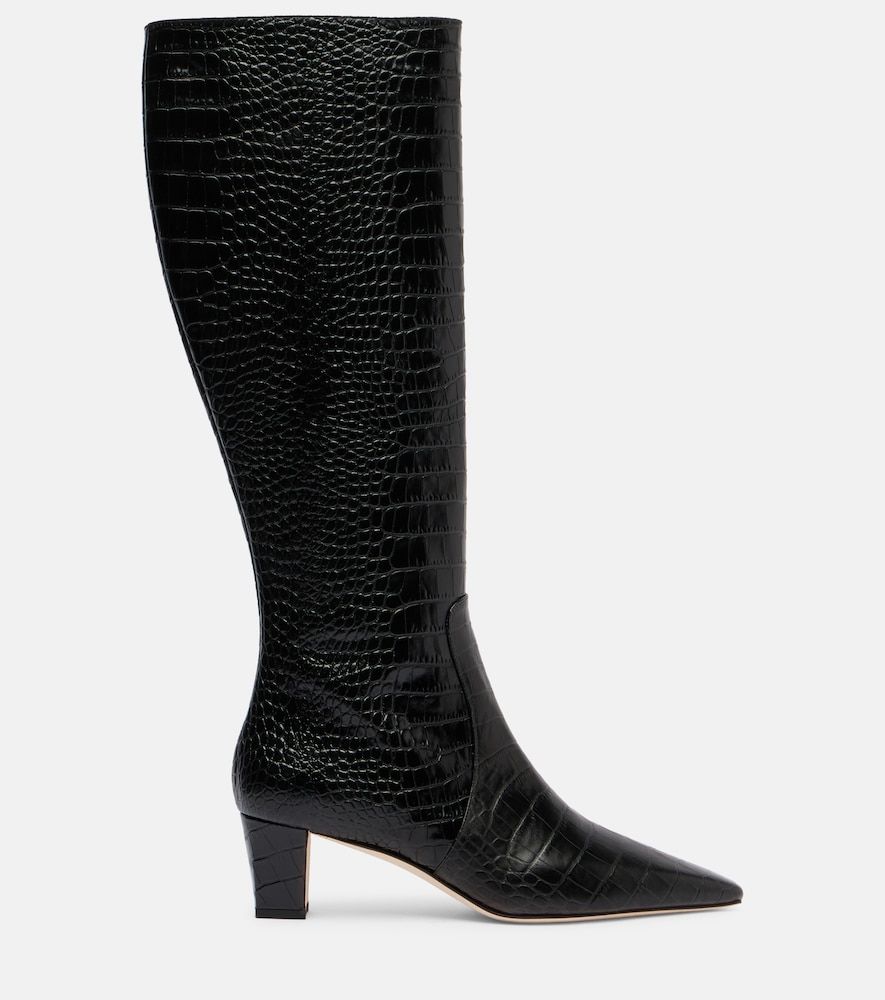 Stiefel Penelope aus Leder - Manolo Blahnik - Modalova