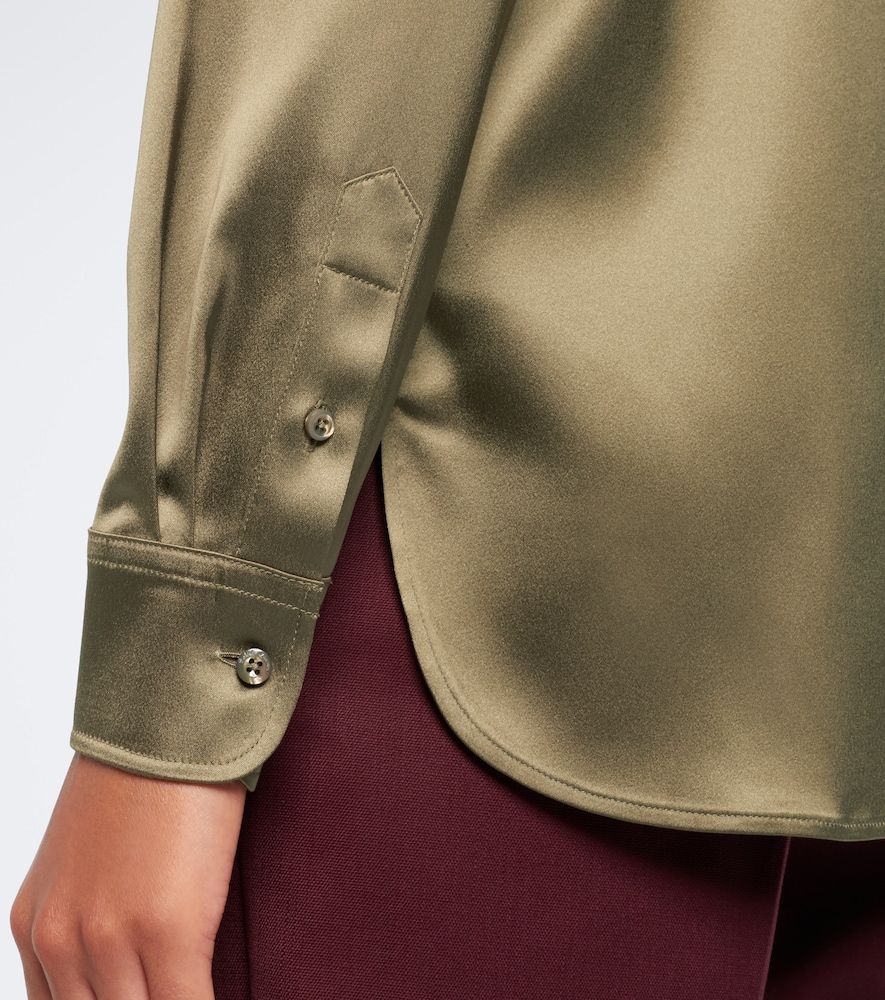 Hemd Adrien aus Satin - Ralph Lauren Collection - Modalova