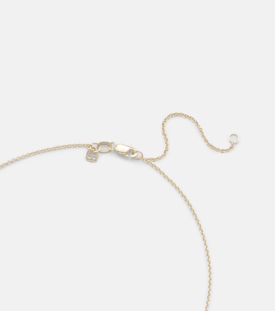 Collar Champagne Bottle de oro de 14 ct con diamantes - Sydney Evan - Modalova