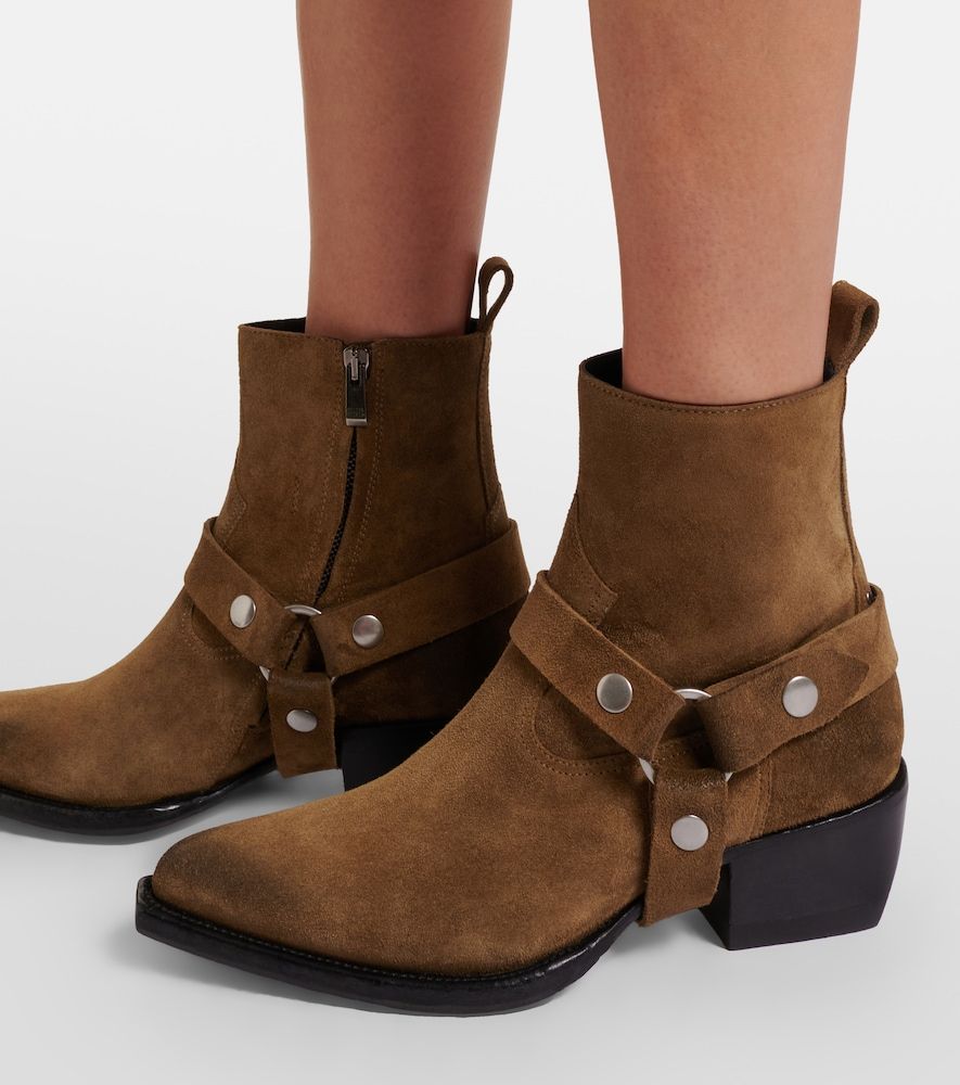 Ankle Boots Debbie Low aus Veloursleder - Golden Goose - Modalova