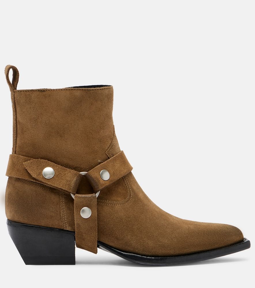 Ankle Boots Debbie Low aus Veloursleder - Golden Goose - Modalova