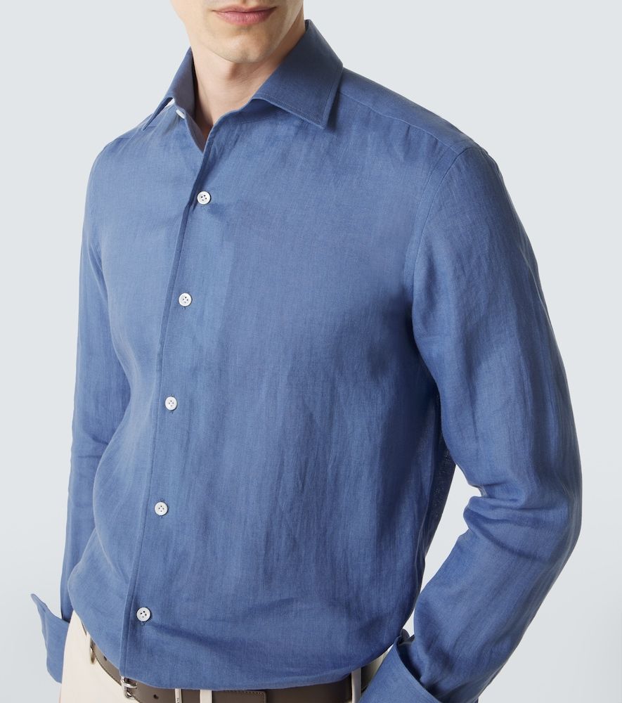 Thom Sweeney Camicia in lino - Thom Sweeney - Modalova