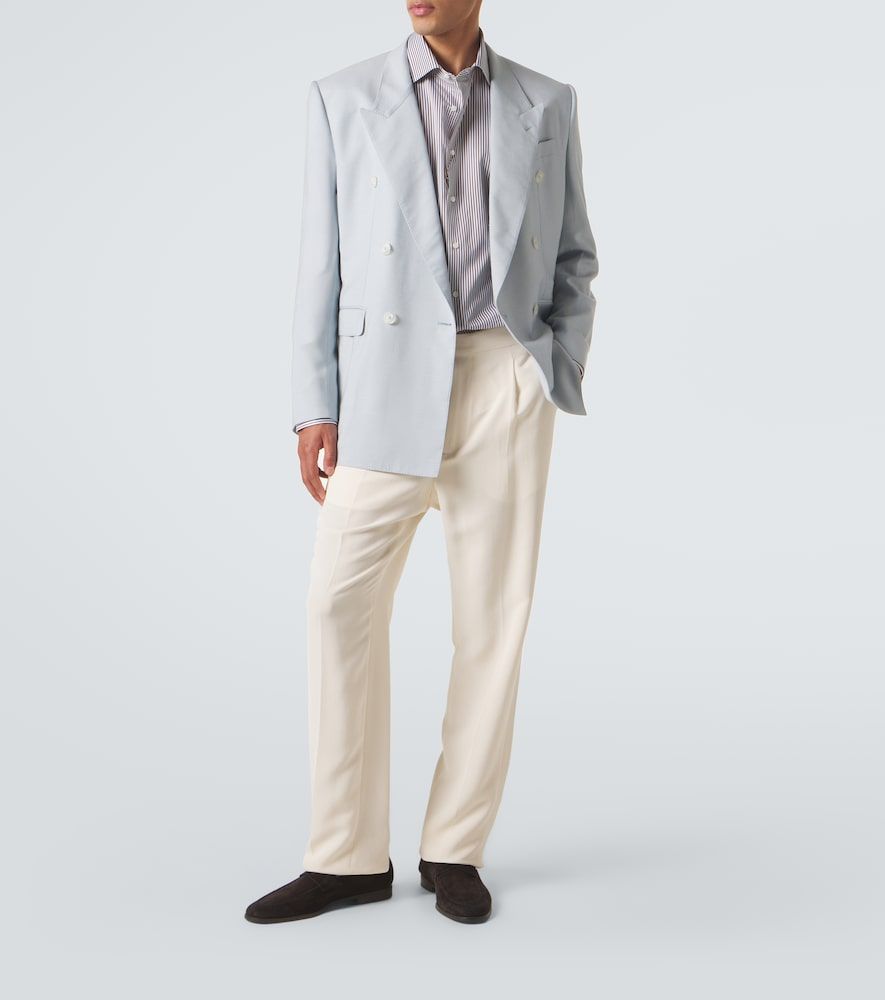 Canali Striped cotton shirt - Canali - Modalova