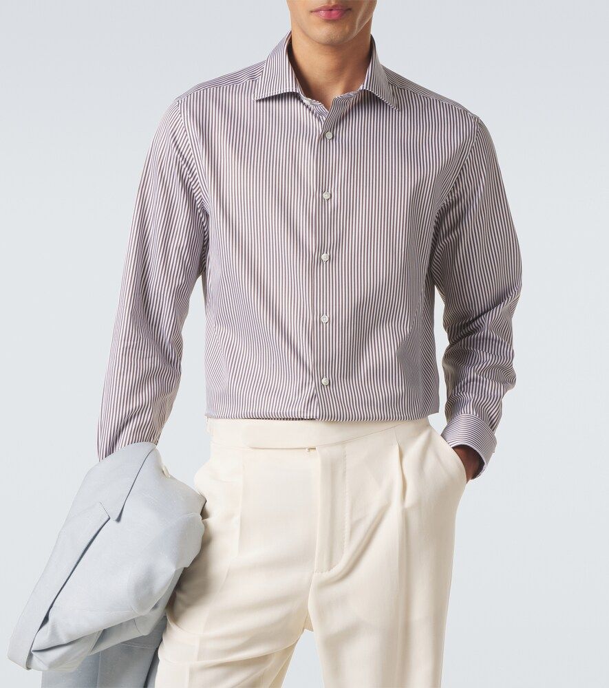 Canali Striped cotton shirt - Canali - Modalova