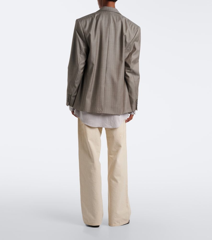 Acne Studios Jeans anchos con piel - Acne Studios - Modalova