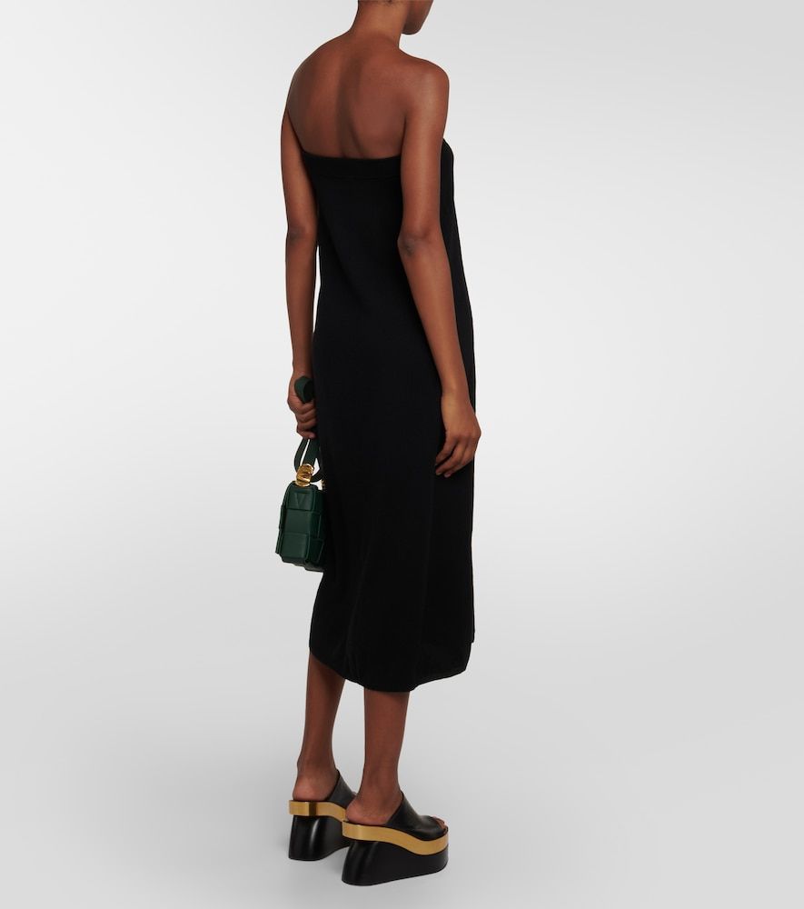 Dolly strapless cashmere midi dress - Lisa Yang - Modalova