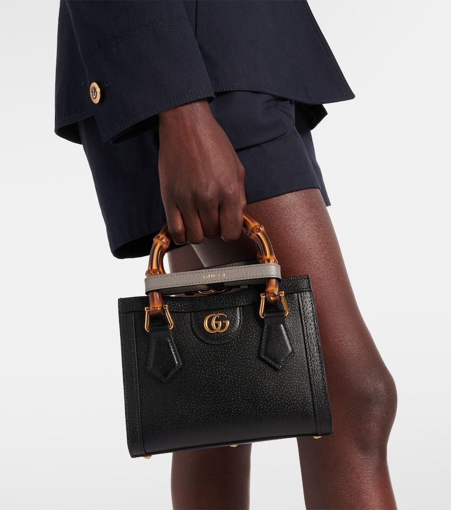 Gucci Diana Mini leather tote bag - Gucci - Modalova