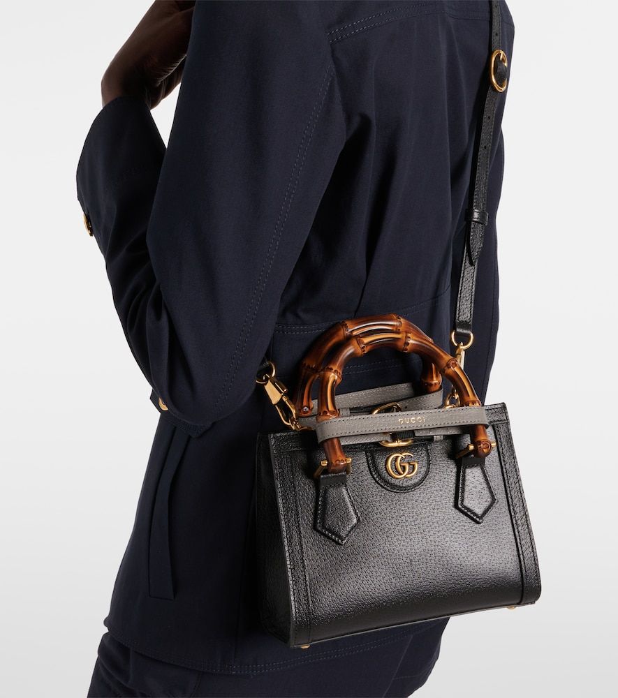 Gucci Diana Mini leather tote bag - Gucci - Modalova