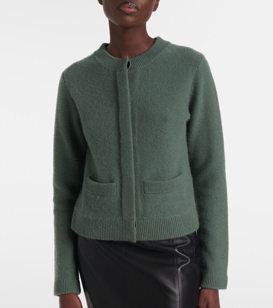Shrunken Boiled knitted jacket - Vince - Modalova