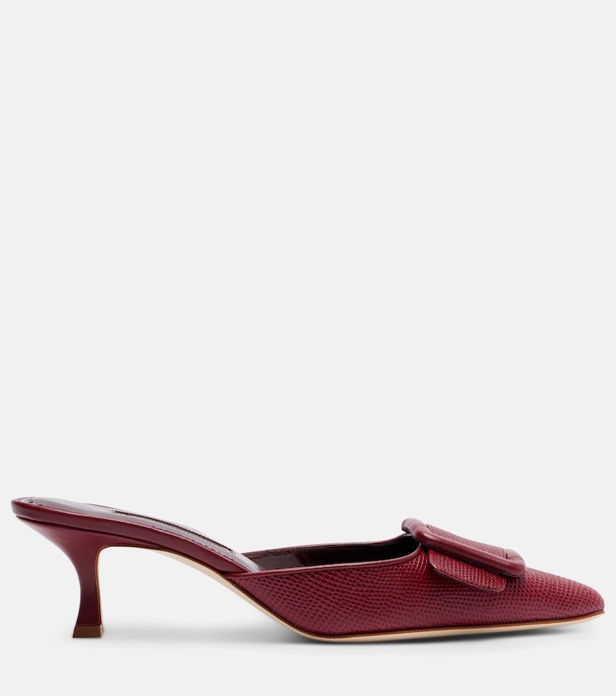 Mules Maysale 50 aus Leder - Manolo Blahnik - Modalova