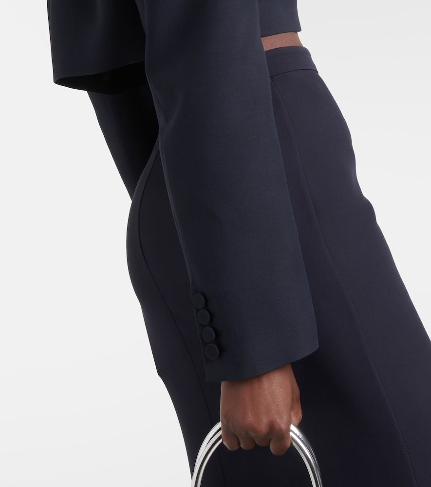 Blazer cropped Giacca de Crepe Couture - Valentino - Modalova