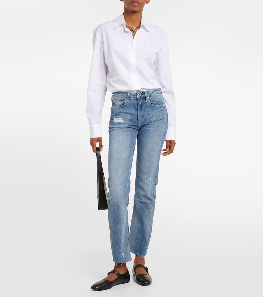 Jeans regular Girlfriend a vita media - AG Jeans - Modalova