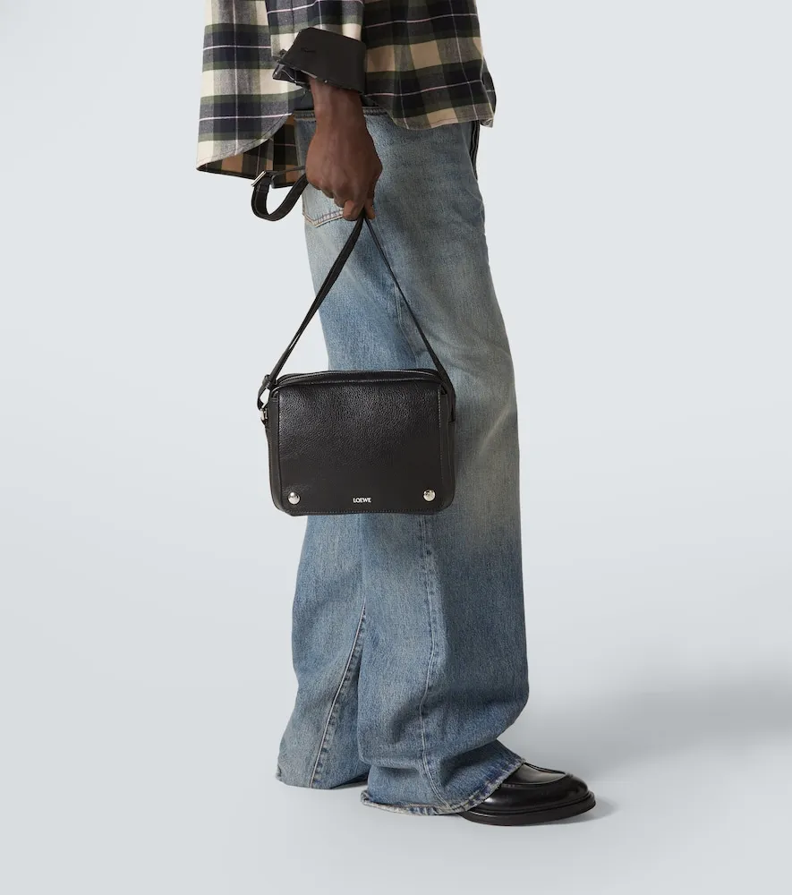 Bolso al hombro Pebble Medium de piel - Loewe - Modalova