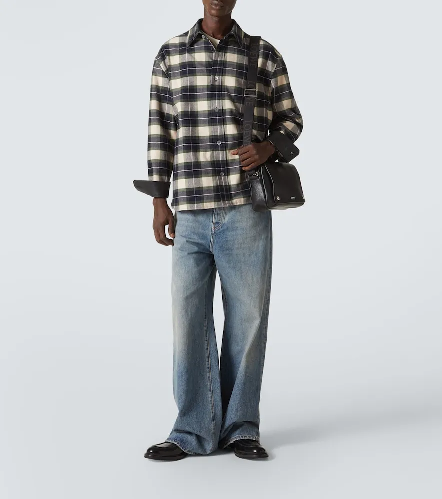 Bolso al hombro Pebble Medium de piel - Loewe - Modalova