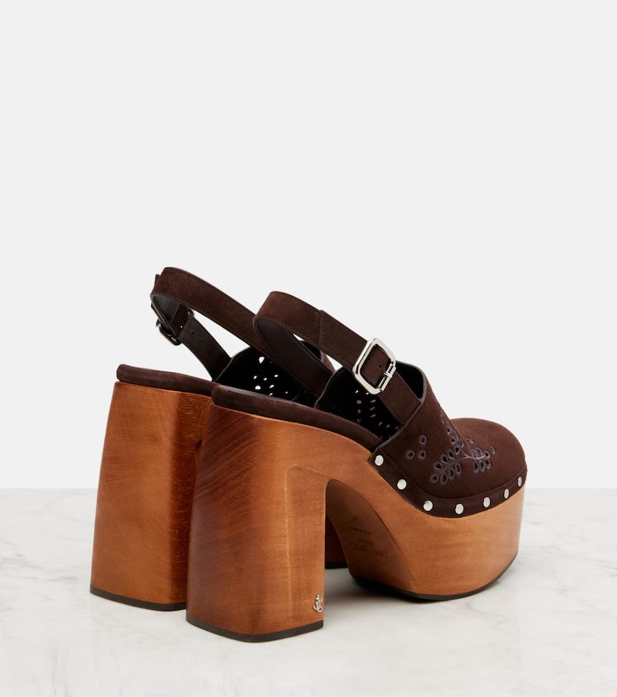 Zuecos con plataforma Alida 135 de ante - Jimmy Choo - Modalova