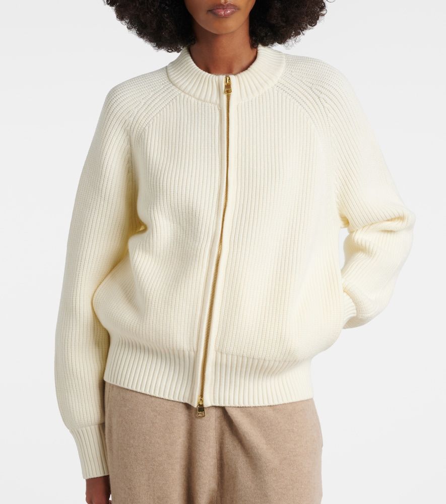 Cardigan Milo in maglia a coste con zip - Varley - Modalova