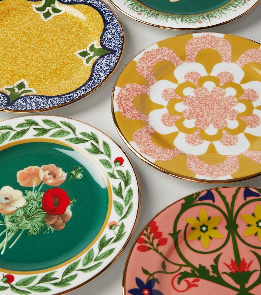 Set de 6 platos de postre Libellula - La DoubleJ - Modalova