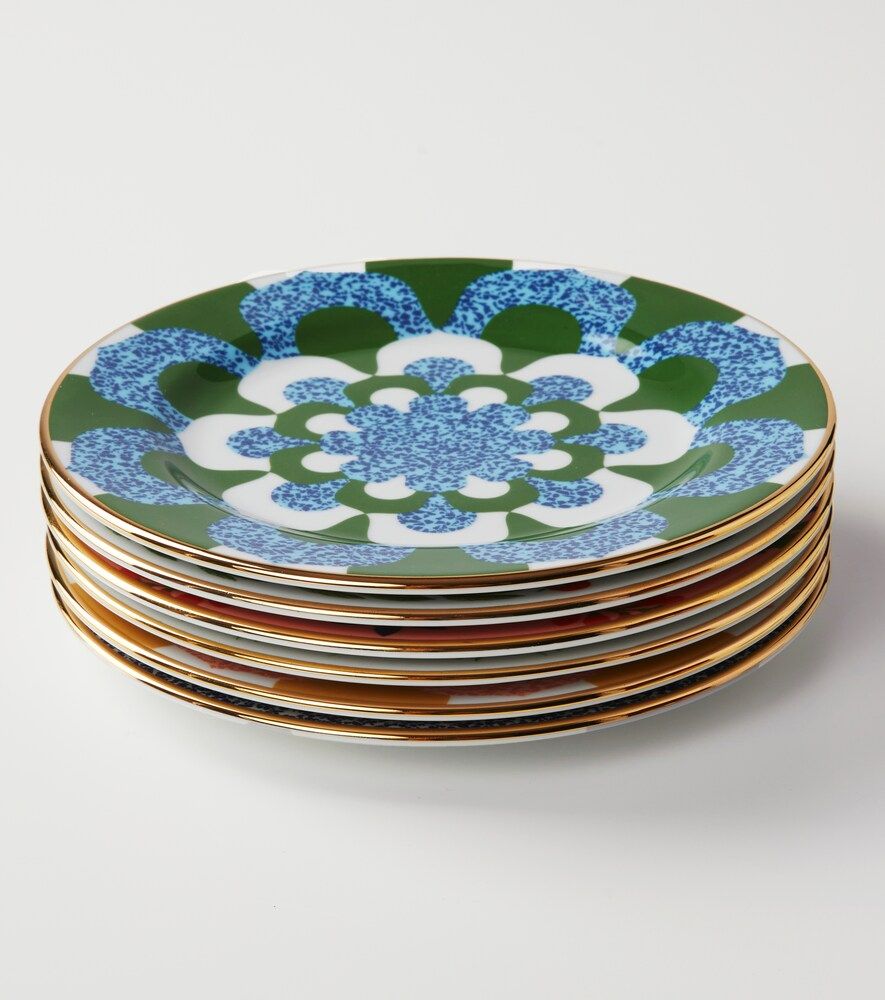 Set de 6 platos de postre Libellula - La DoubleJ - Modalova
