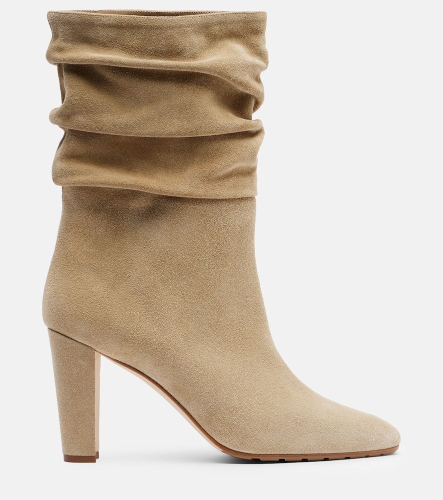 Stiefel Calasso 90 aus Veloursleder - Manolo Blahnik - Modalova