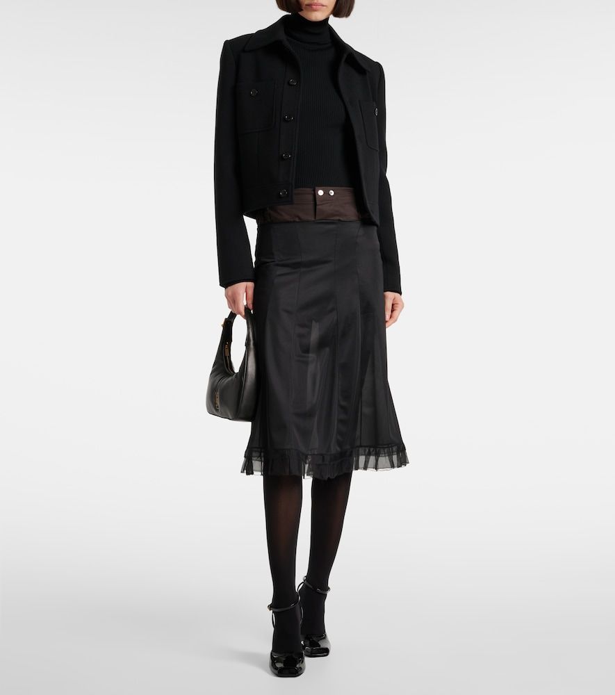 Jersey de lana de cuello alto - Wolford - Modalova