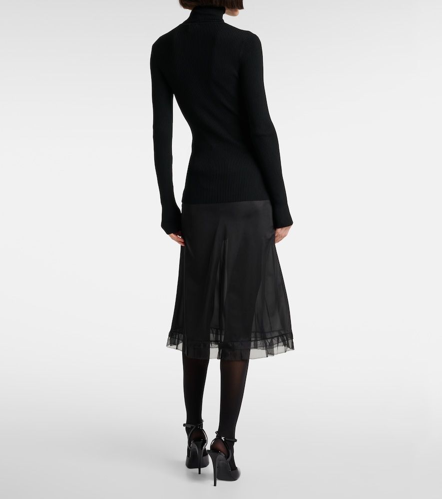 Jersey de lana de cuello alto - Wolford - Modalova