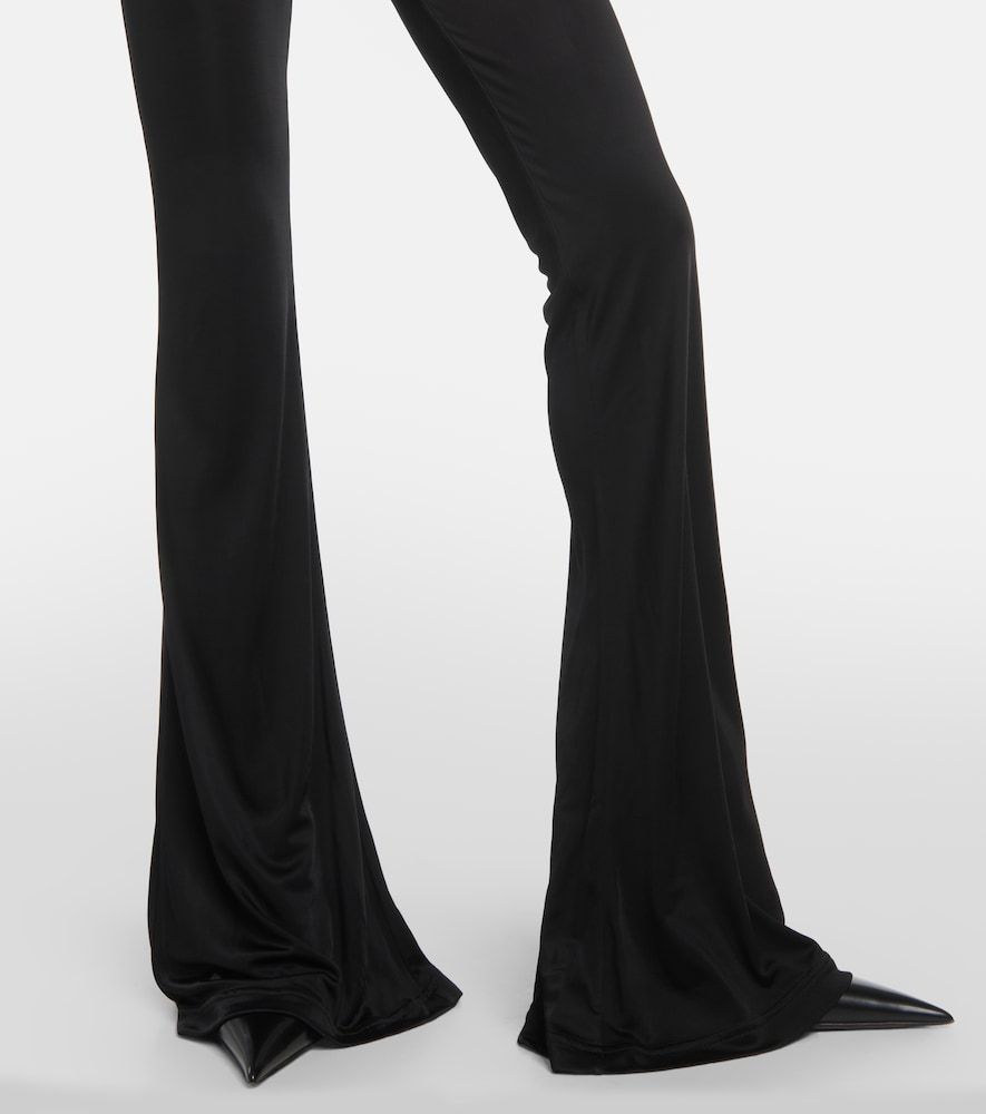 X Dua Lipa - Pantaloni flared in jersey - Versace - Modalova