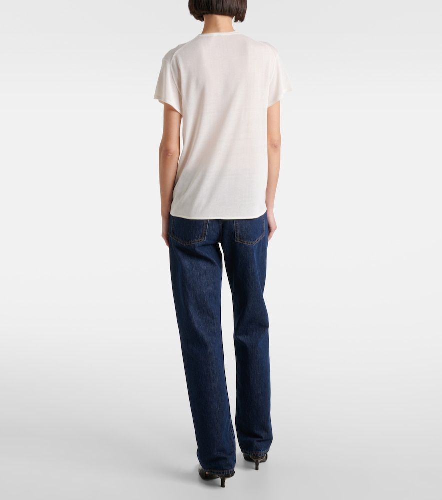 Toteme Camiseta de punto de seda - Toteme - Modalova